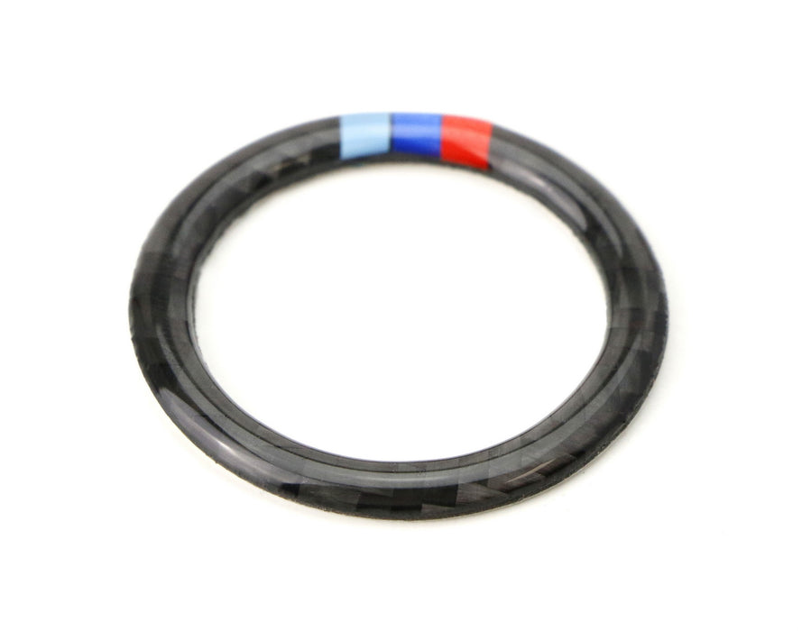 Carbon Fiber Engine Push Start Button Ring 06-12 BMW E90 E92 325i 328i 330i 335i