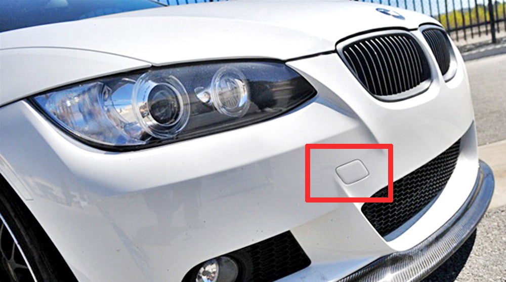 Front Bumper Tow Hook Cap Cover For 2007-10 Pre-LCI BMW E92 320i 328i 335i Coupe