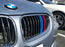 ///M-Color Grille Insert Trims For 11-13 BMW E92/E93 3 Series Coupe w/ 13-Beams