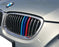 ///M-Color Grille Insert Trims For 07-10 BMW E92/E93 3 Series Coupe w/ 14-Beams