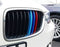 ///M-Color Grille Insert Trims For 14-20 BMW 2 Series w/ 11-Beam Standard Grill