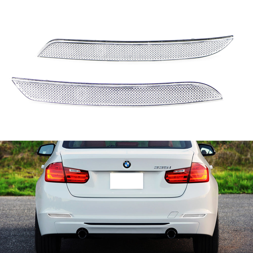 OE-Spec Clear Rear Bumper Reflector Lens Assy For BMW F30 F31 F32 F33 3 4 Series