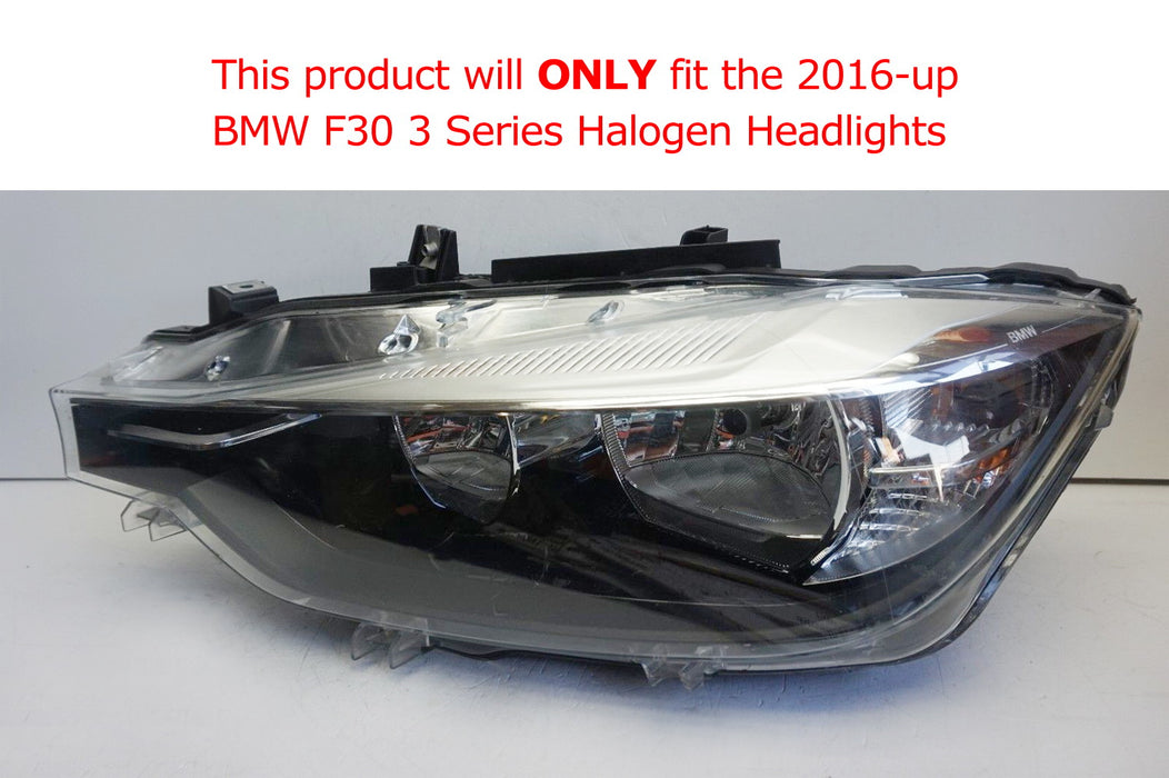 Amber Yellow CANbus Front LED Turn Signal For 16+ BMW 3 Series Halogen Headlamp