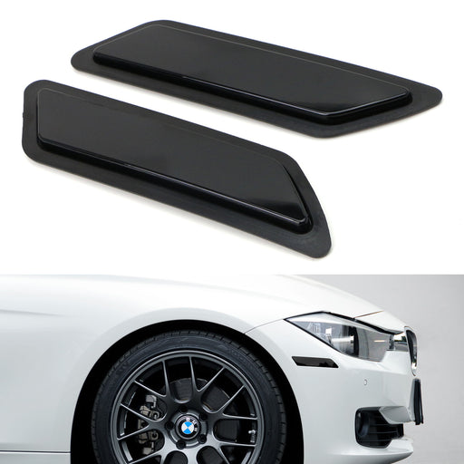 Smoked Lens Front Bumper Side Markers For 2012-2015 BMW F30 F31 Pre-LCI 3 Series