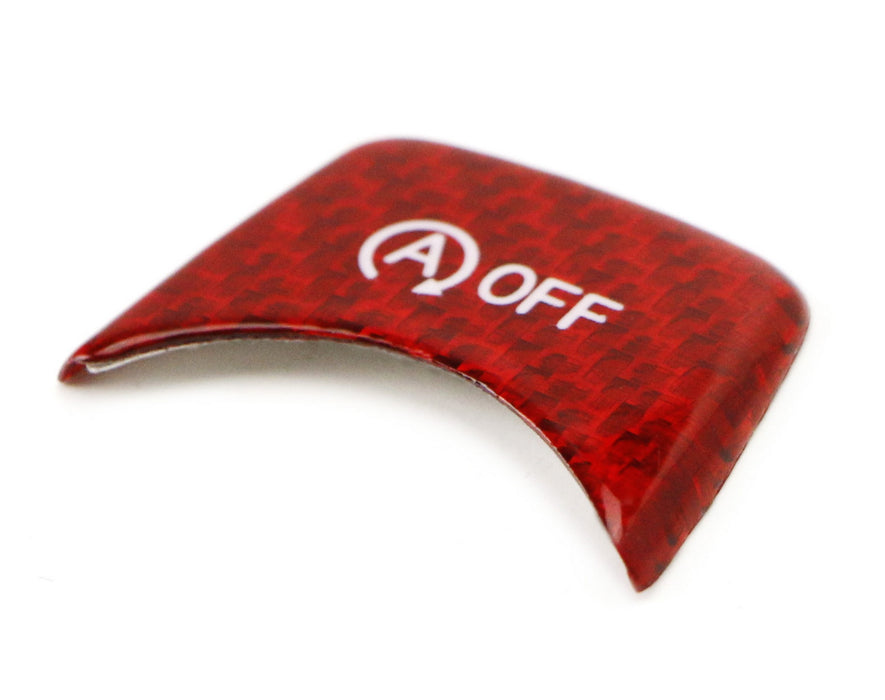 Red Real Carbon Fiber Start/Stop Button Cover For BMW F22 F30 F34 2 3 4 Series