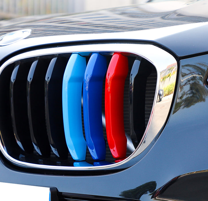 ///M-Color Grille Insert Trims For 19-up BMW G05 X5 Without Night Vision Camera