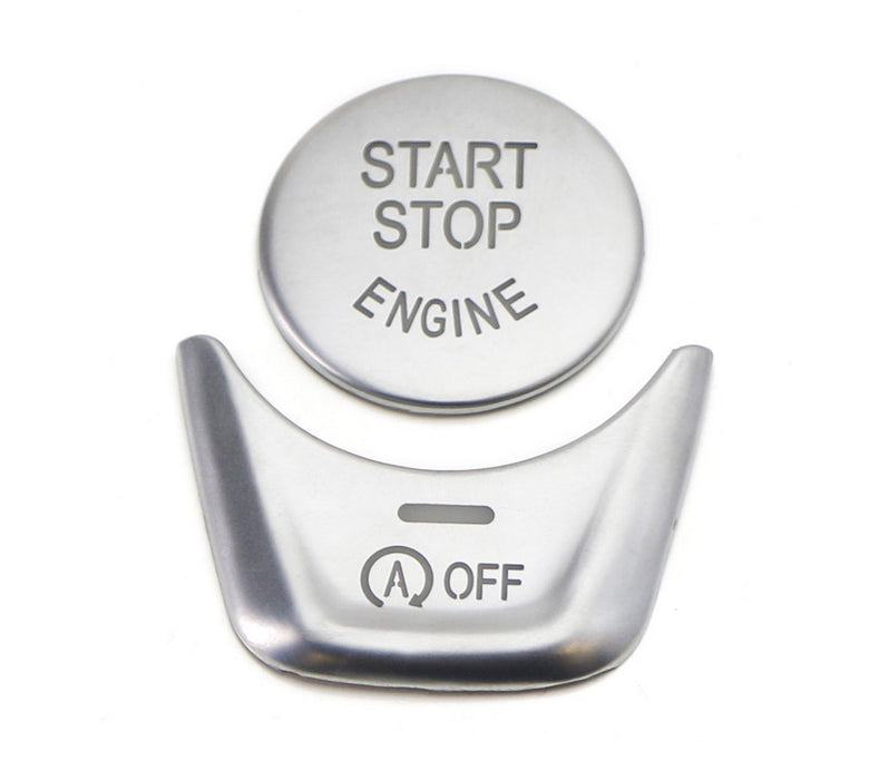 Silver Push Start Button Decoration Cover Trims For 2017-up BMW G30/G31 5 Series