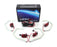 Xenon White Concept M4 Iconic Style LED Angel Eye Kit w/Relay Wirings For BMW