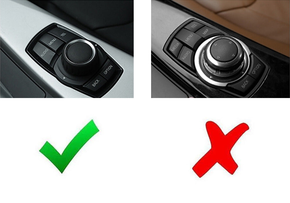 Larger Knob Cover For BMW 1 2 3 4 5 7 X Series Multimedia iDrive Button Cover