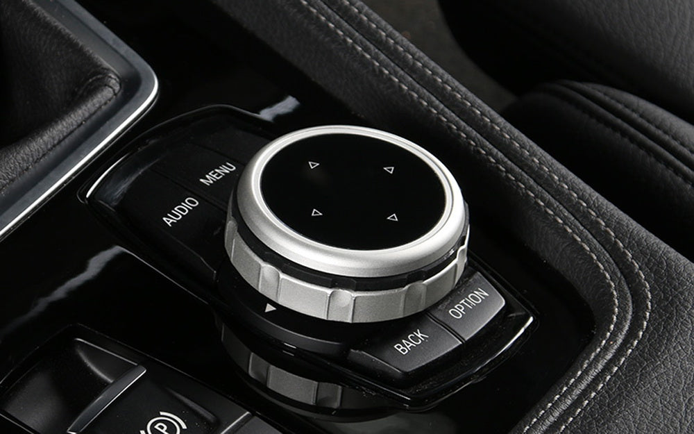 Larger Knob Cover For BMW 1 2 3 4 5 7 X Series Multimedia iDrive Button Cover