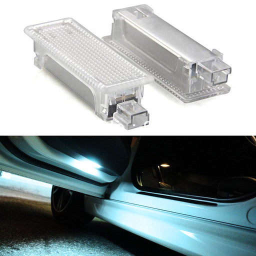 Ice Blue Aqua BMW LED Step Courtesy Door Light Lamps For 1 3 5 7 Series X3 X5 X6