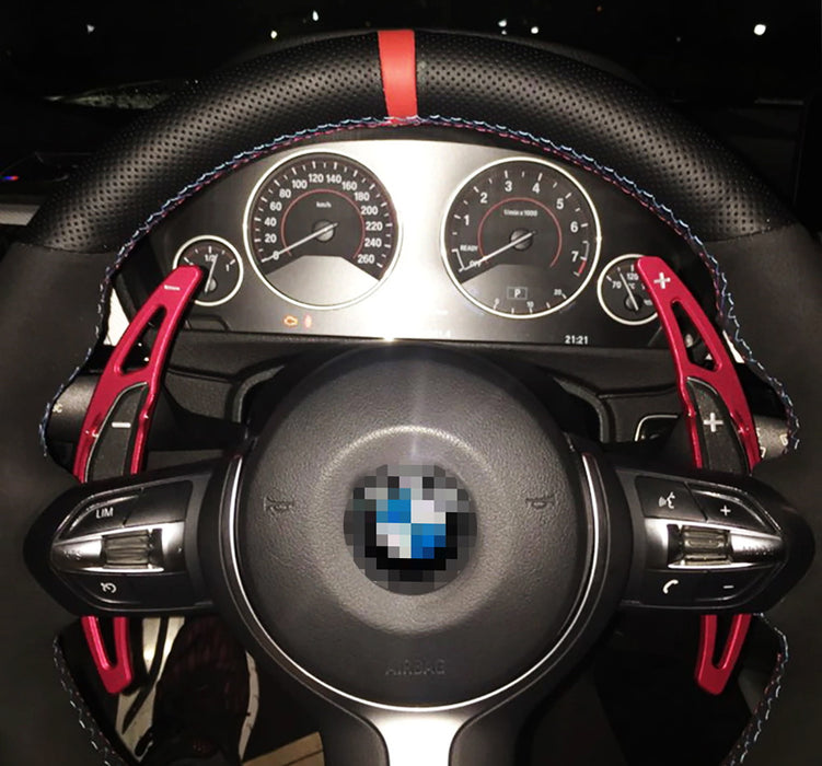 Red Steering Wheel Paddle Shifter Extension Cover For F87 M2, F80 M3, F82/F83 M4