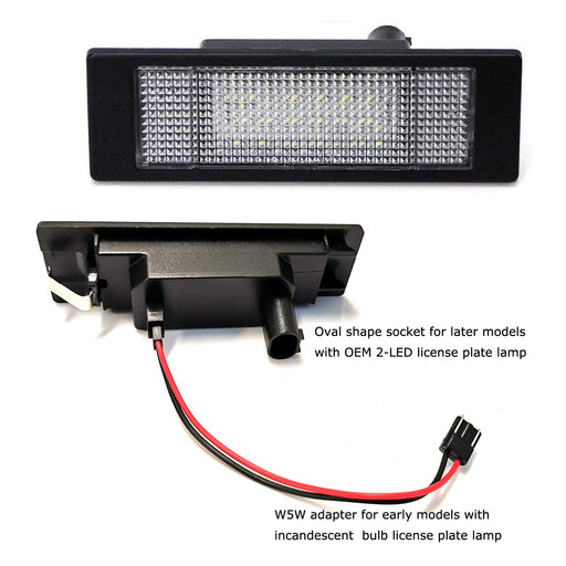 White Error Free LED License Plate Lights For MINI Clubman Countryman Paceman