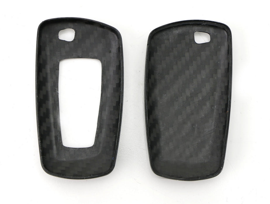 Real Carbon Fiber Key Fob Cover Case Shell For BMW 1 2 3 4 5 6 7 Series X1 X3 X4