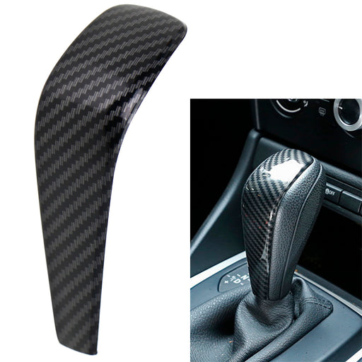 Carbon Fiber Shift Knob Cover Shell For BMW E87 1 Series E90 E92 3 Series E84 X1