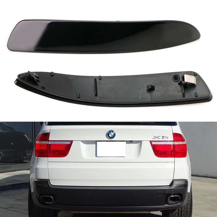 OE-Spec Smoked Lens Rear Bumper Reflector Replacements For 2007-2010 BMW E70 X5