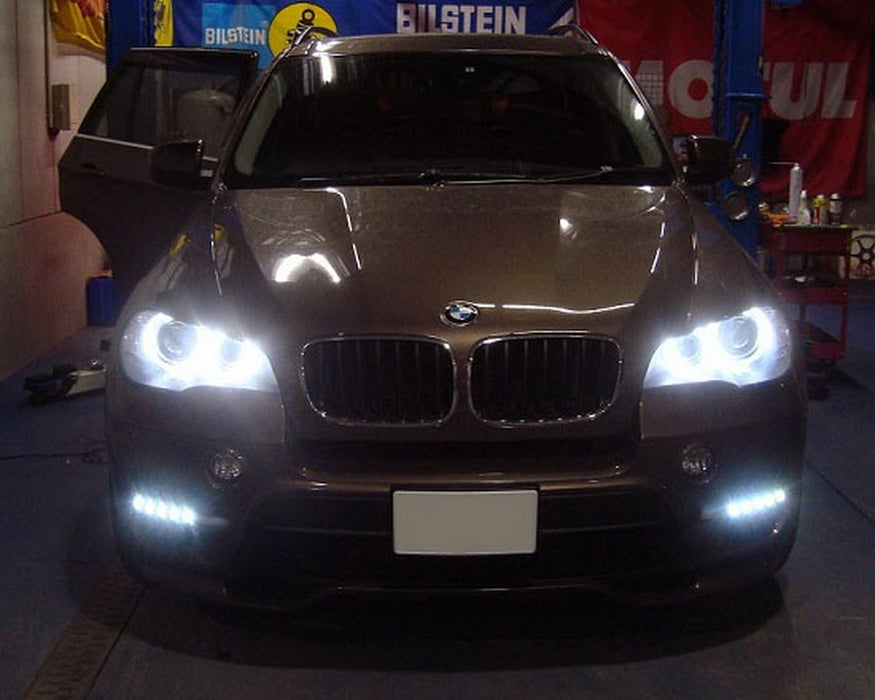 Direct Fit 15W High Power LED Daytime Running Light Kit For 11-13 BMW X5 E70 LCI