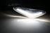 Clear Lens V-Shape White LED Front Fender Side Marker Lights For BMW X3 X5 X6