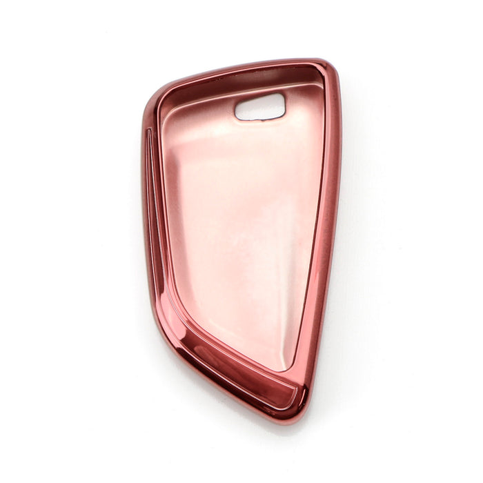 Rose Gold TPU Key Fob Case For BMW X1 X4 X5 X6 3 5 7 Series Knife Shape Key