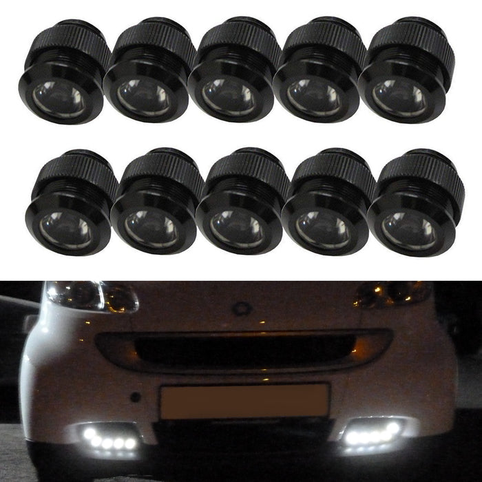 30W Brabus Style 10pc Dot LED Daytime Light Retrofit Kit For 08-12 Smart Fortwo