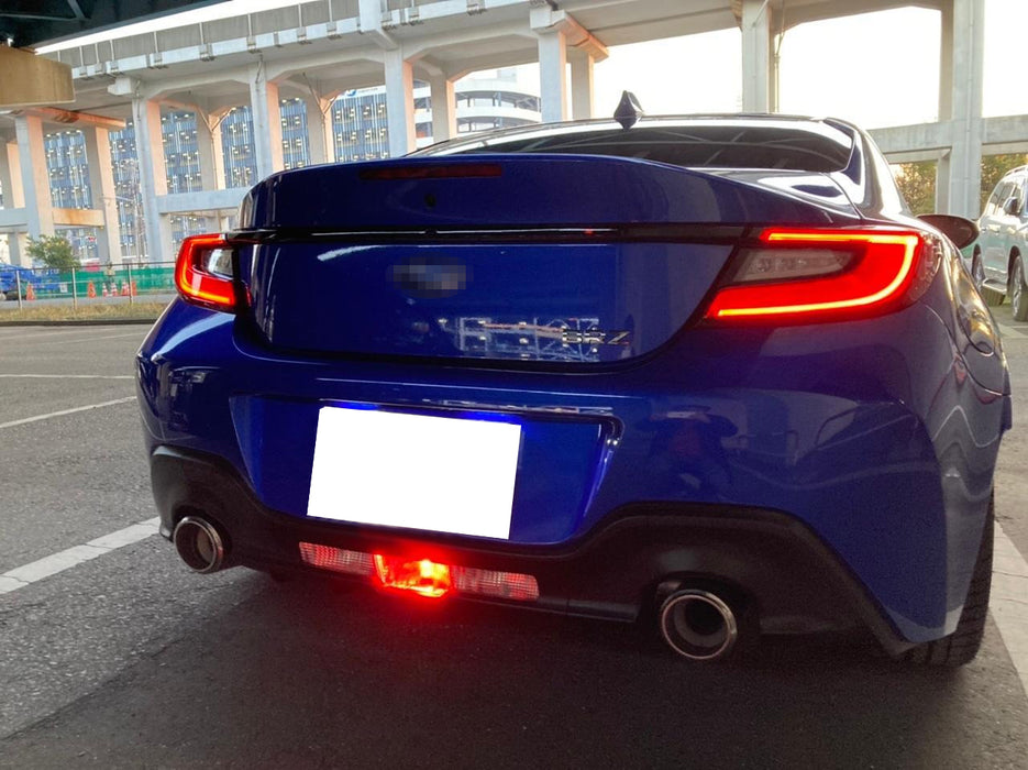 Super Red JDM Rear Fog LED Light Conversion Kit For Subaru 2022-up BRZ Toyota 86