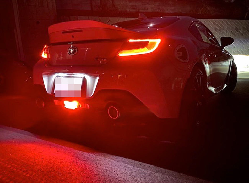 Super Red JDM Rear Fog LED Light Conversion Kit For Subaru 2022-up BRZ Toyota 86