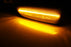 Smoked Lens Sequential Full LED Amber Side Marker Lights For 2018-20 Buick Regal