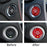 Performance Red Carbon Fiber Engine Start/Stop Push Start Button For C8 Corvette