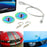 Universal 2.5" Neo Chrome Aluminum Hood Pin Appearance Kit For Any Car Truck SUV