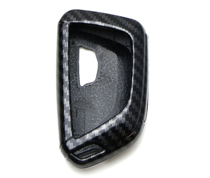 Carbon Fiber Shell Key Fob Cover Case For 20-up Cadillac CT5 CT6 XTS XT4 XT5 ATS