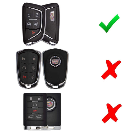 Black TPU Key Fob Protective Case For 20-up Cadillac ATS CT4 CT5 CT6 XT4 XT5 XTS