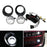 20W CREE LED Halo Ring DRL/Fog Lights w/ Bezels Wiring For 2010-13 Chevy Camaro