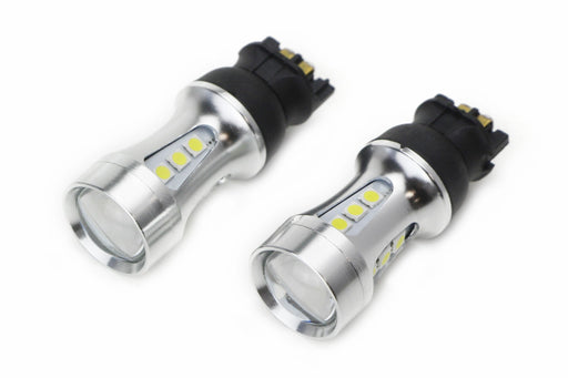 White CANbus PW24W LED Bulbs For BMW F30 3-Series VW MK7 Golf Halogen Trim DRL