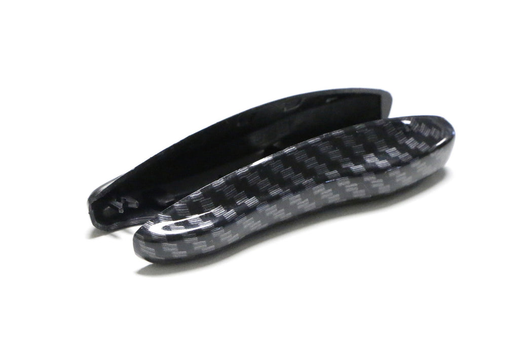 Carbon Plastic Key Fob Side Shell Cover For 17-up Porsche Panamera, 19+ Cayenne