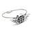 Black/White Checkered Pattern Wing Shape Key Chain Ring Keychain For MINI Cooper