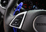 Blue Steering Wheel Paddle Shifter Extensions For Chevy 14-19 Corvette, Camaro