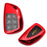 Red TPU Key Fob Case w/ Face Cover For 2021-up Chevy Suburban/Tahoe, GMC Yukon