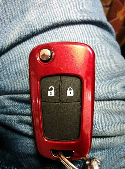 Exact Fit Glossy Red Smart Key Fob Shell Cover For Chevrolet GMC 3 4 5 Buttons