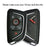 Carbon Fiber Pattern Silicone Key Fob Cover For Chevy 20+ C8 Corvette Stingray