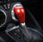 Red Real Carbon Fiber Shift Knob Cover Shell For Chevy 16-up Camaro Automatic T