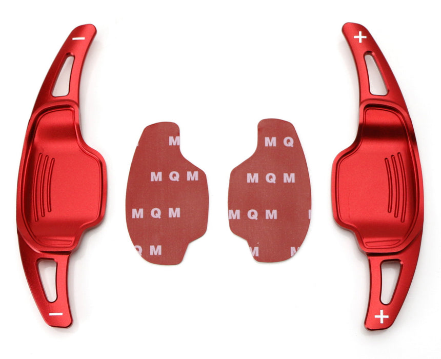 Red Steering Wheel Paddle Shifter Extension For 12-15 Chevy Camaro 16-19 CT6 XT5