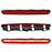 OE-Red Lens F1 Style Strobe LED Trunk Lid Third Brake Bar For 16-24 Chevy Camaro