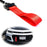 Track Racing Style Red Towing Strap For 16-up Chevy Camaro, Tow Hole Adapter Rod