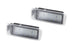 White CAN-bus LED License Plate Lights Assy For Chevy Camaro Corvette SS ATS CTS