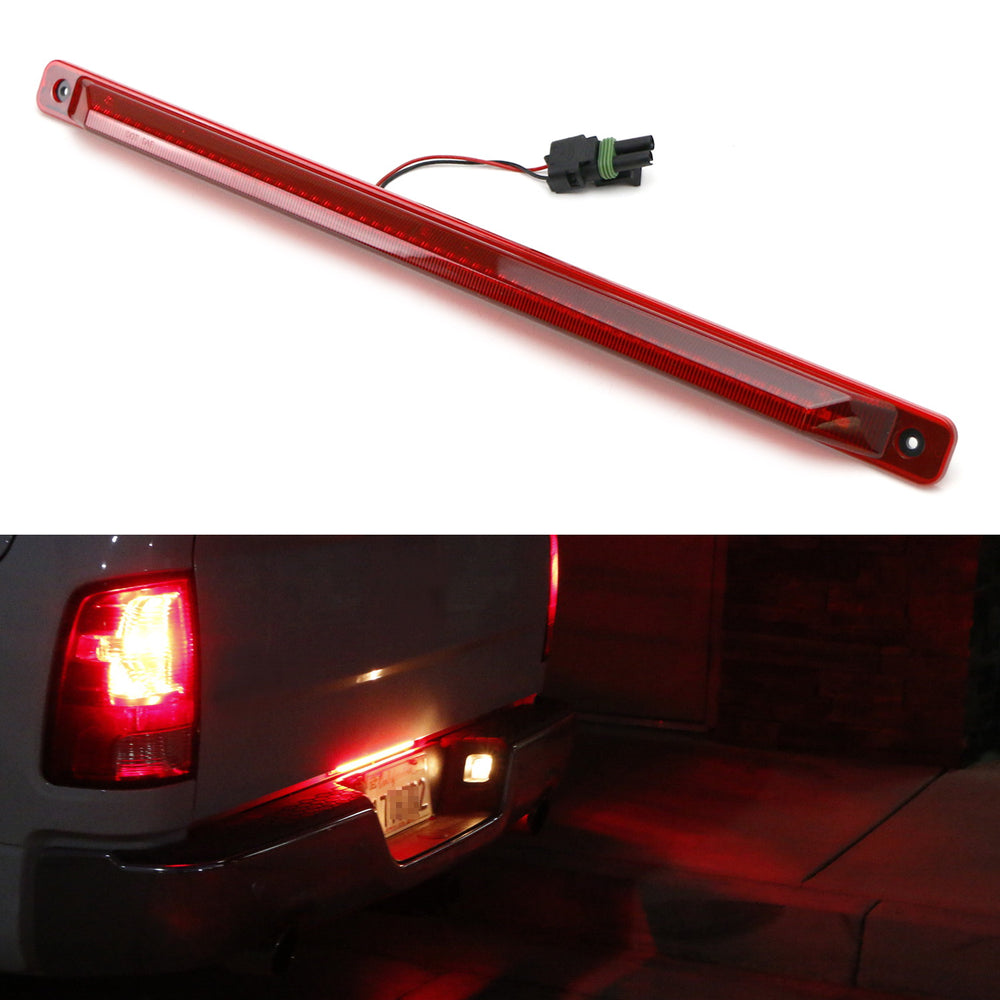 Red Lens LED Rear Tailgate ID Lightbar For Chevy Silverado 2500HD 3500HD GMC etc