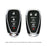 Glossy White Smart Key Fob Shell For Chevy Camaro Malibu Cruze Spark Volt Bolt