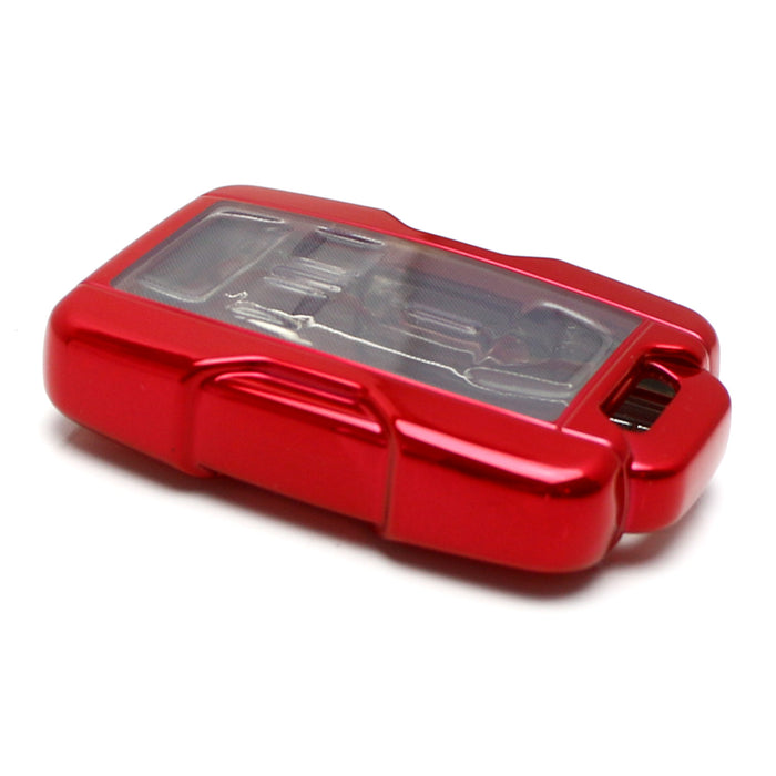 Red TPU Key Fob Protective Case For 14-up Chevy Silverado Colorado, GMC Sierra..