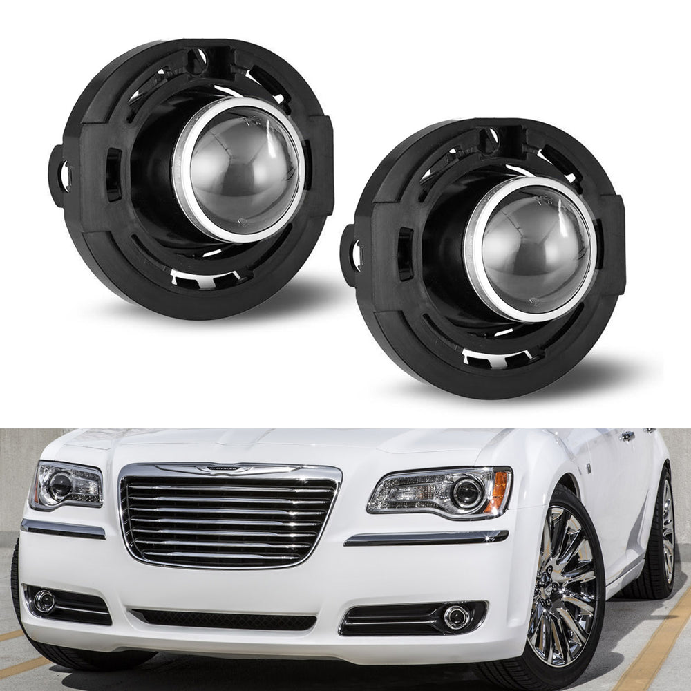 Projector Lens Fog Lights For Chrysler 200 300 Dodge Challenger Dart Durango etc