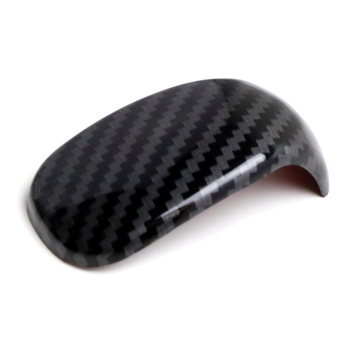 Gloss Black Carbon Fiber Pattern Shifter Cover For Honda 22+ Civic, 18-22 Accord