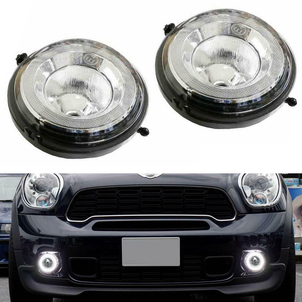 Direct Fit White LED Daytime Running Lights Fog Lamp Assy For Gen2 MINI Cooper